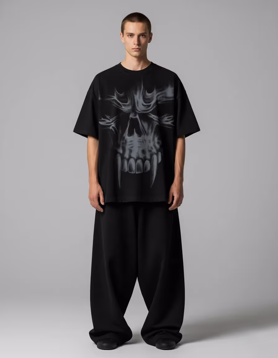 Black Punisher T-Shirt image 3