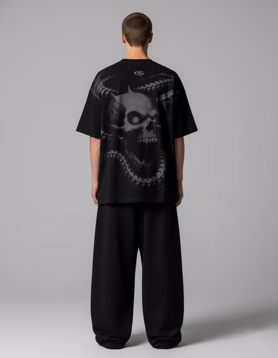 Black Punisher T-Shirt image 4