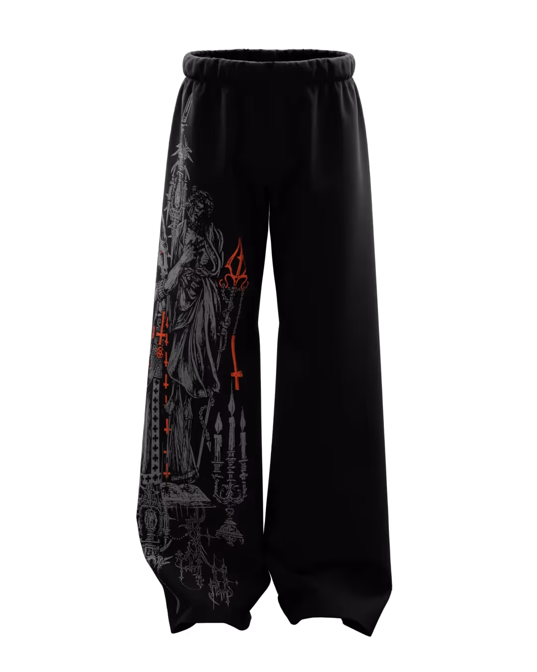Bleed Black Baggy Pants image 1