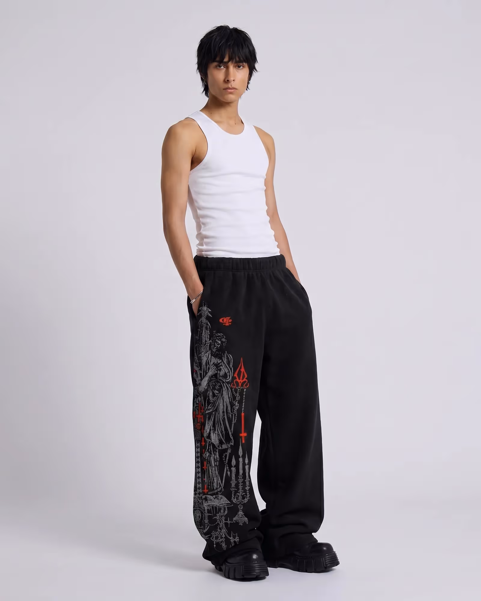 Bleed Black Baggy Pants image 2