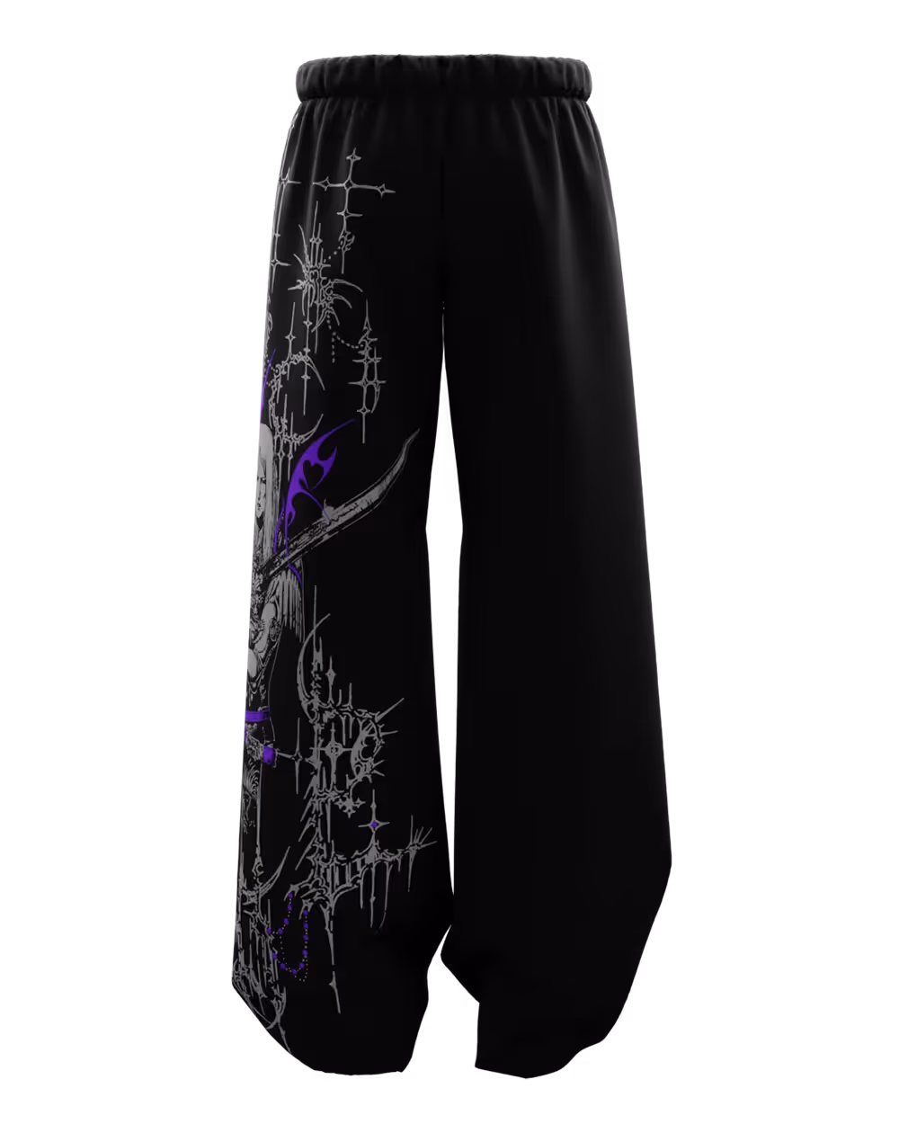 Bruise Black Baggy Pants image 5