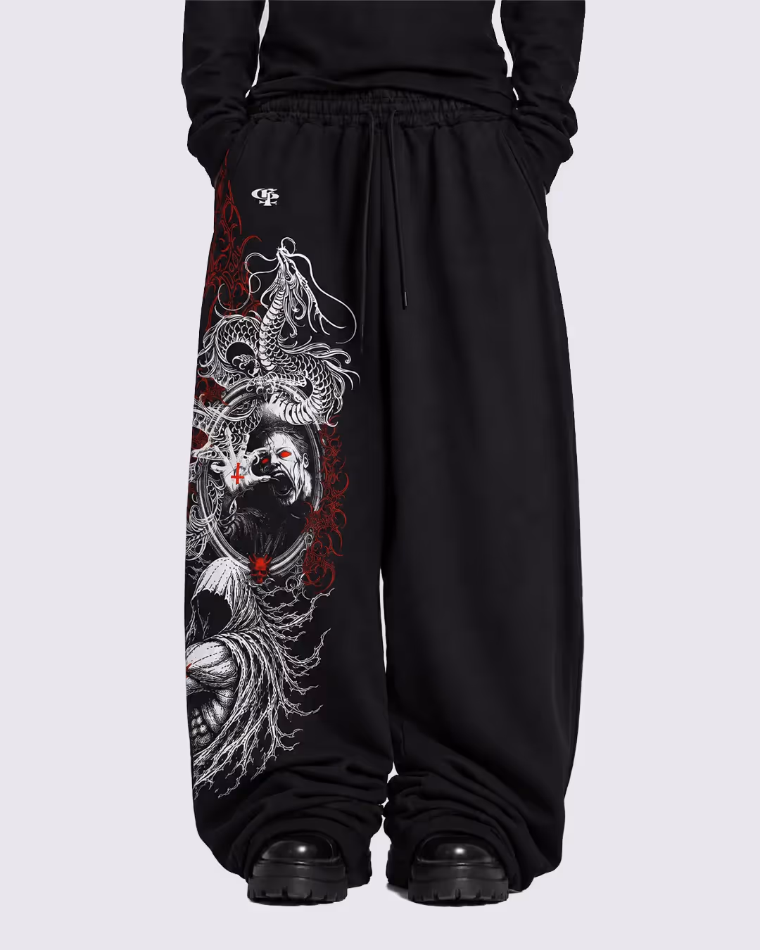 Butcher Black Baggy Pants image 2