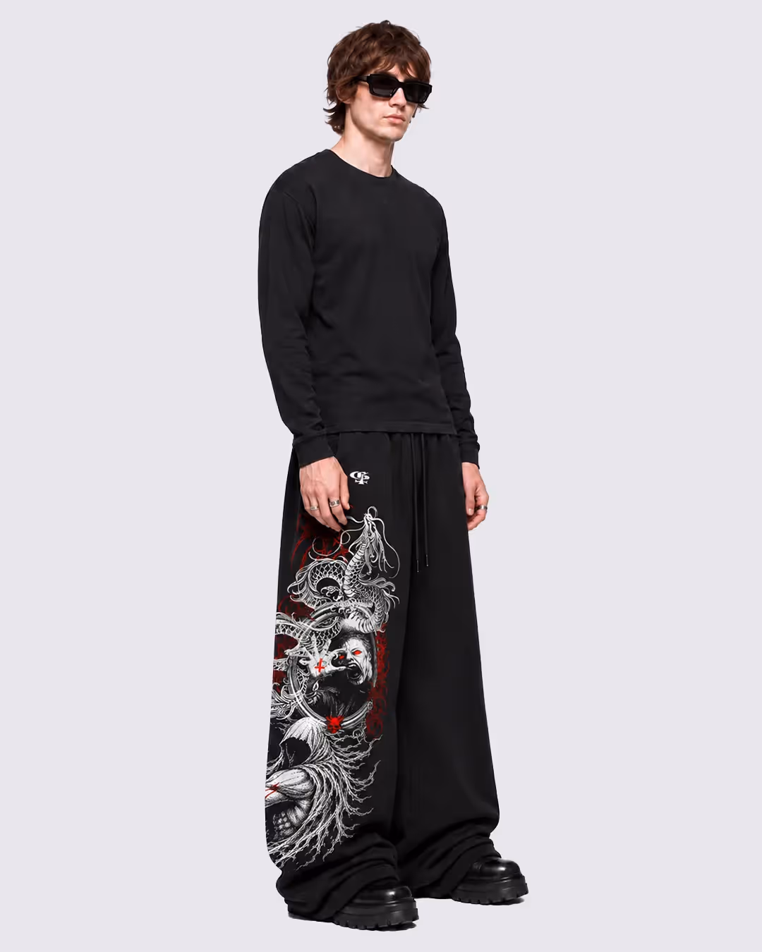 Butcher Black Baggy Pants image 3
