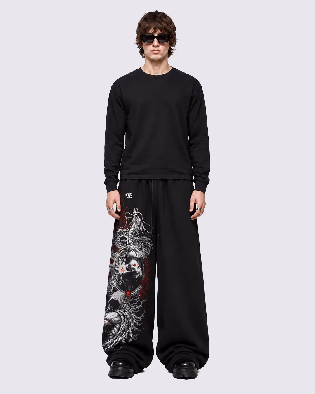 Butcher Black Baggy Pants image 4