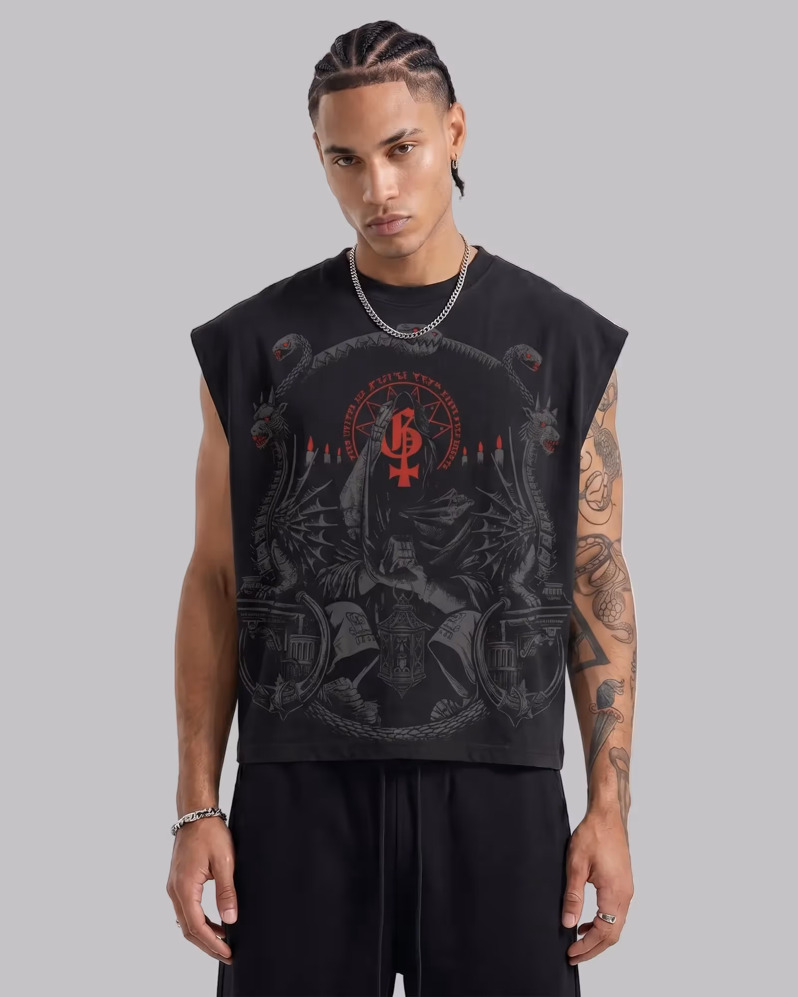 Chakra Black Vest image 2