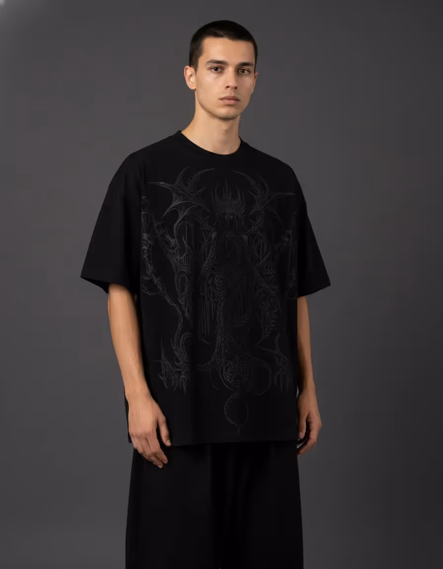 Crimson Black Tshirt  image 3