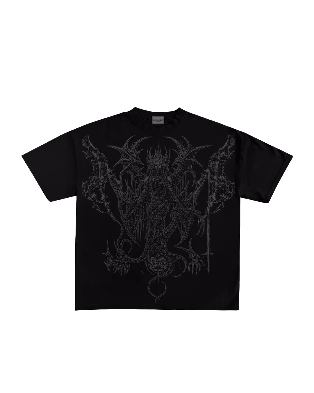 Crimson Black Tshirt  image 6