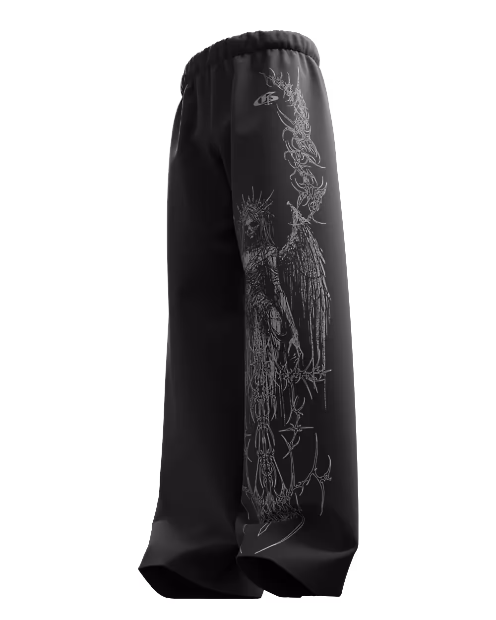 Crown Black Baggy Pants  image 4