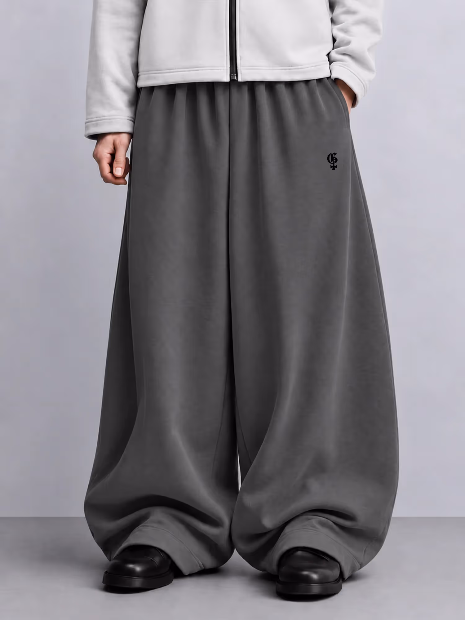 Dark Grey Balloon Pants  image 2