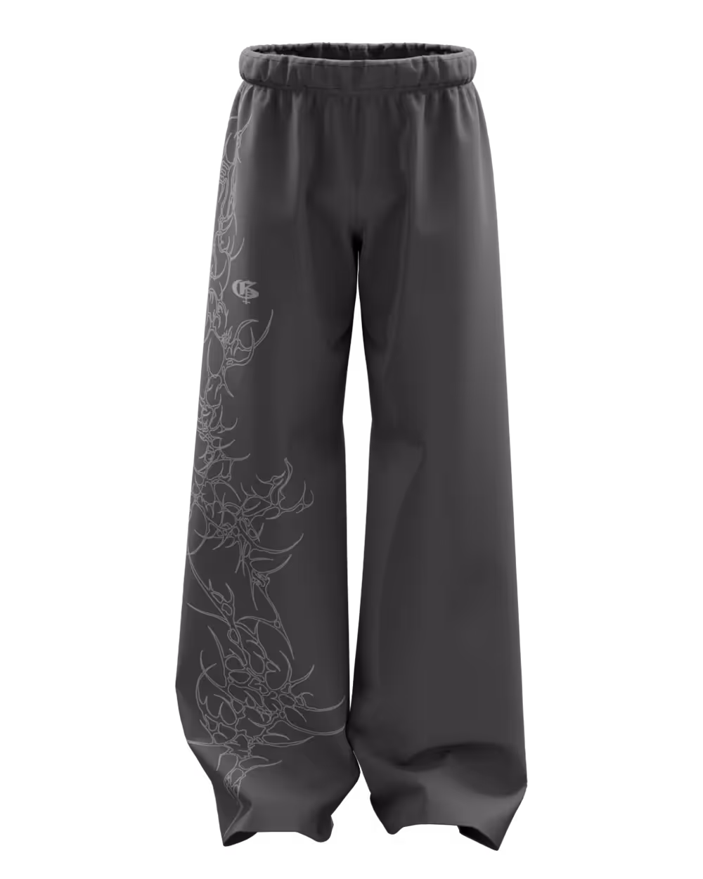 Dark Grey Xyden Baggy Pants image 1