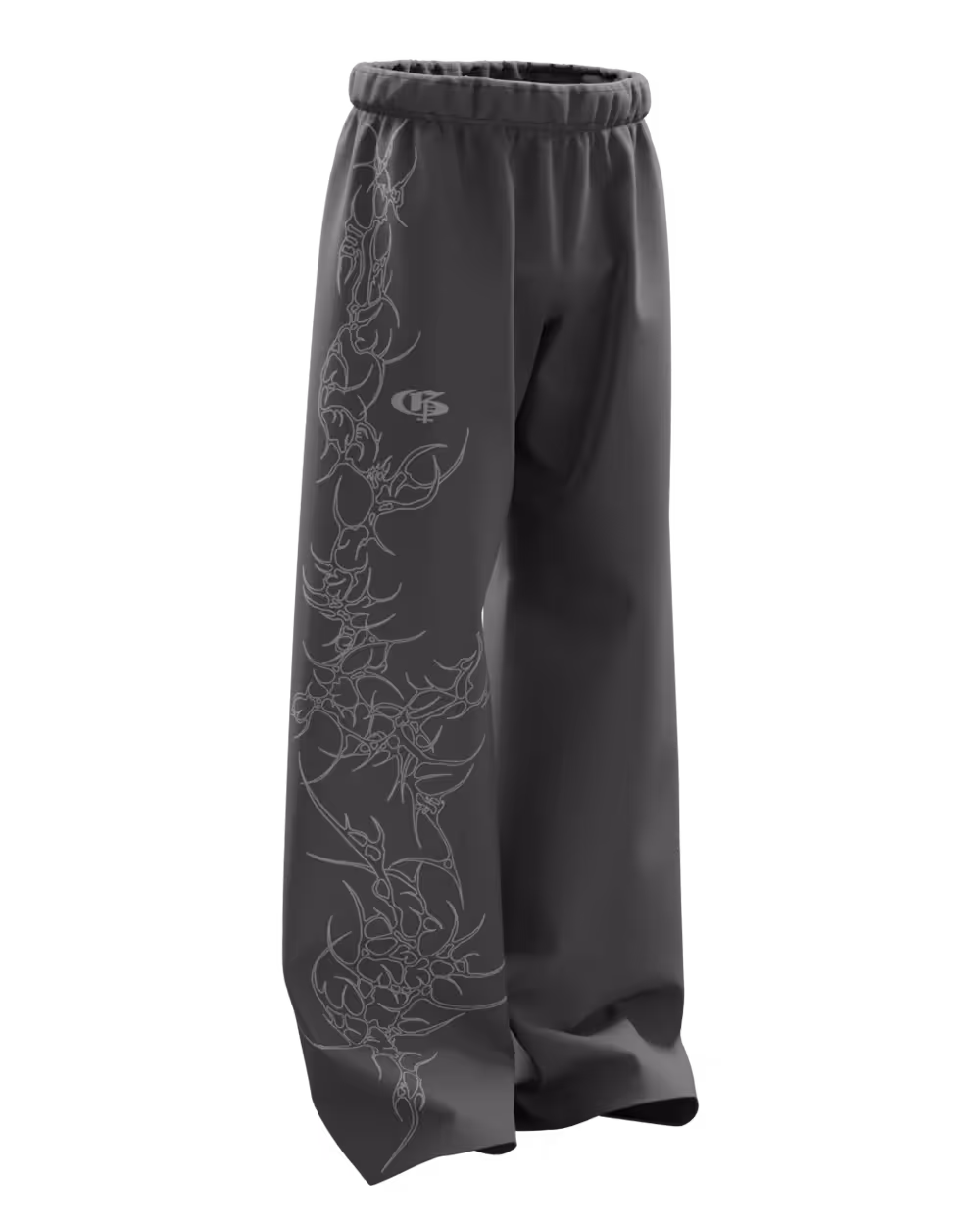 Dark Grey Xyden Baggy Pants image 2
