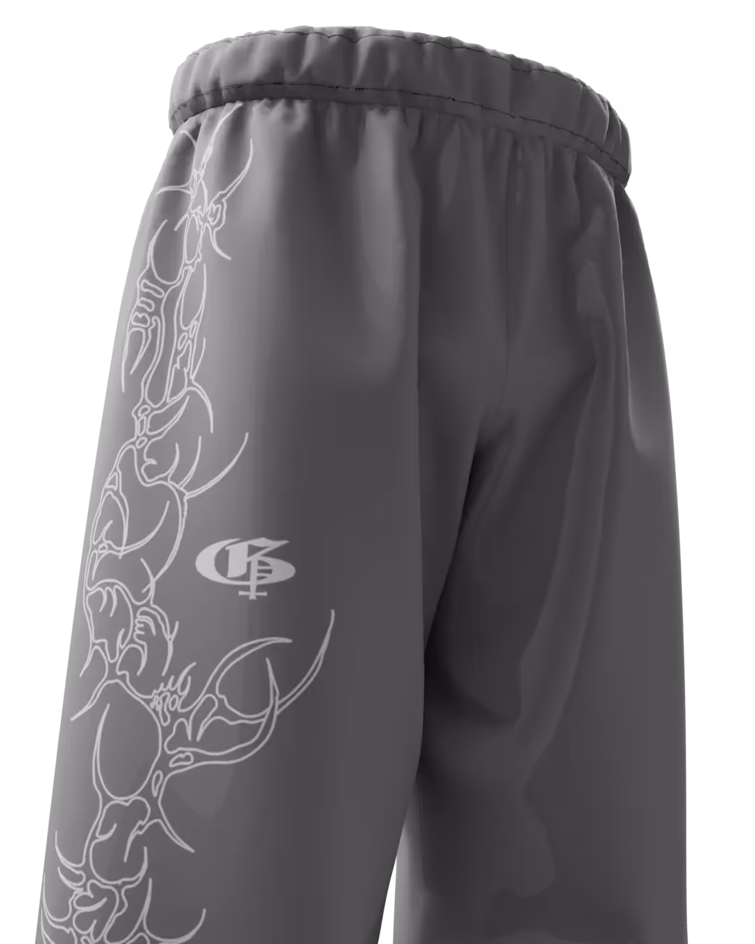 Dark Grey Xyden Baggy Pants image 4