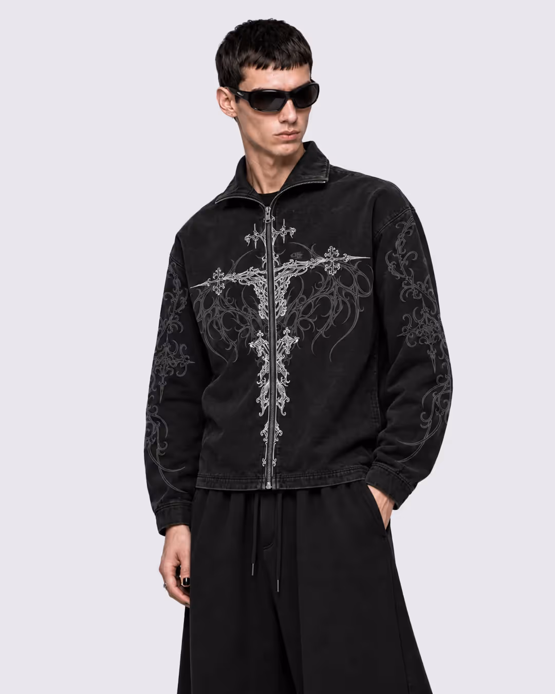Devour Black Boxy Jacket image 2