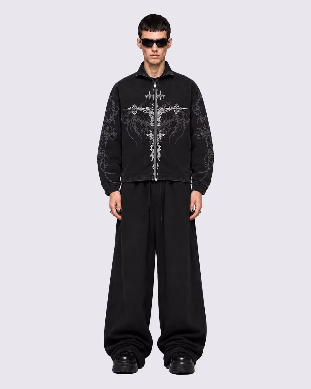 Devour Black Boxy Jacket image 3