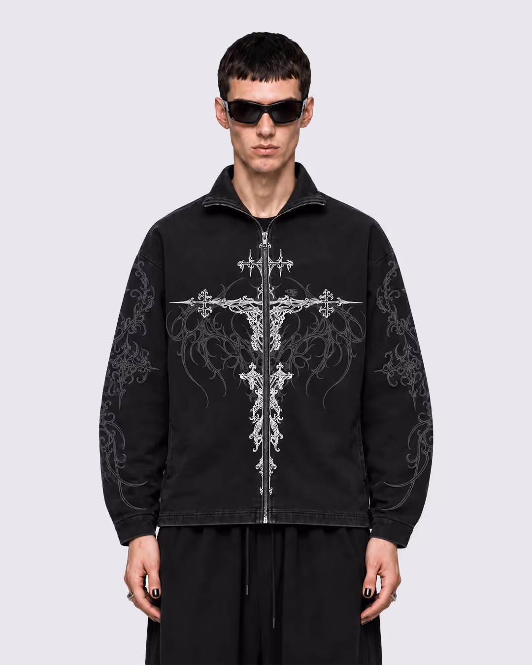 Devour Black Boxy Jacket image 5