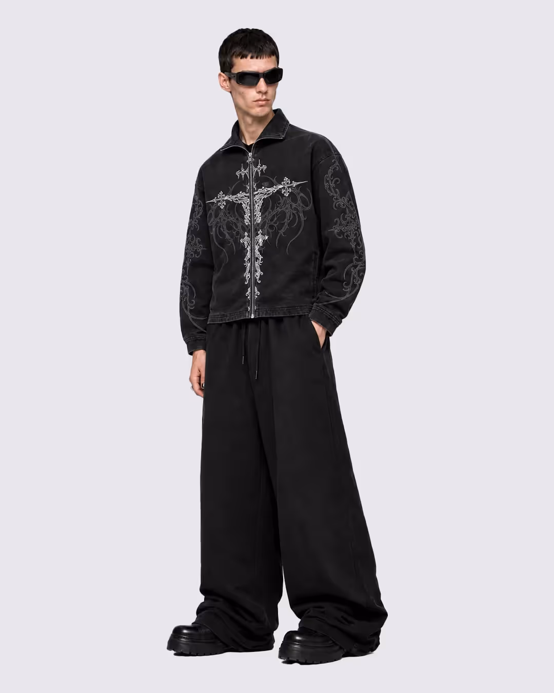 Devour Black Boxy Jacket image 8
