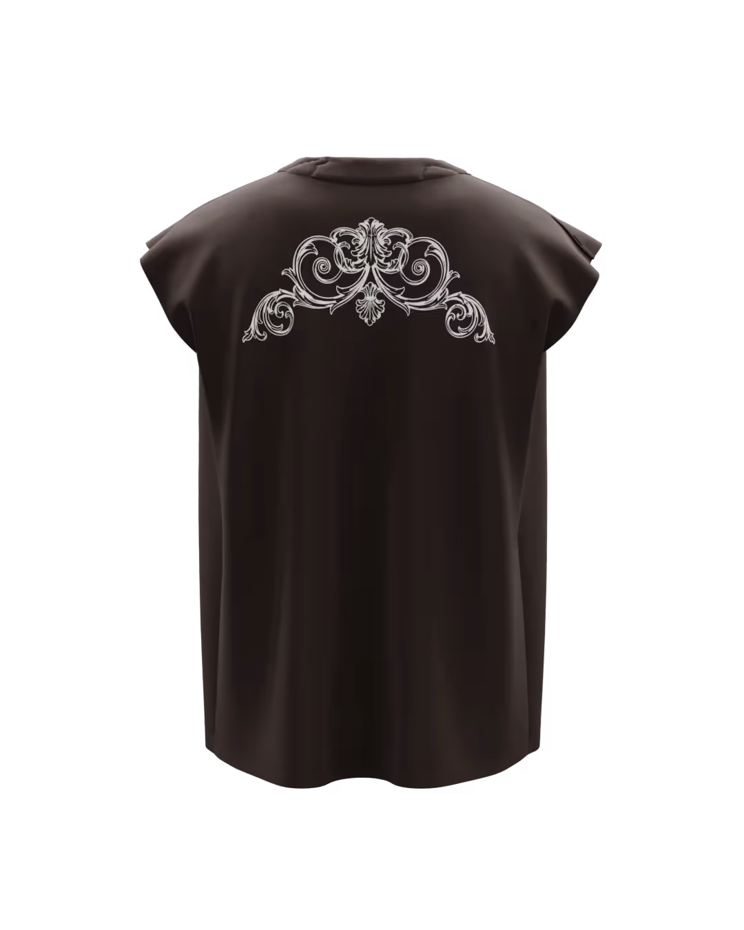 Doomed Brown Vest image 3