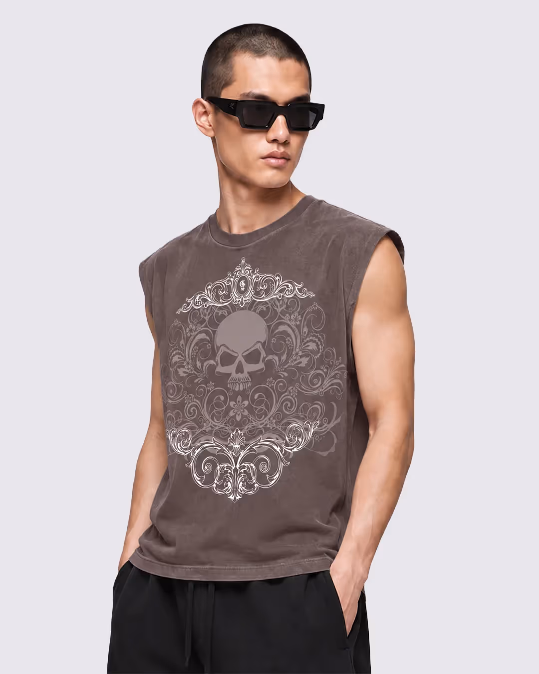 Doomed Brown Vest image 5