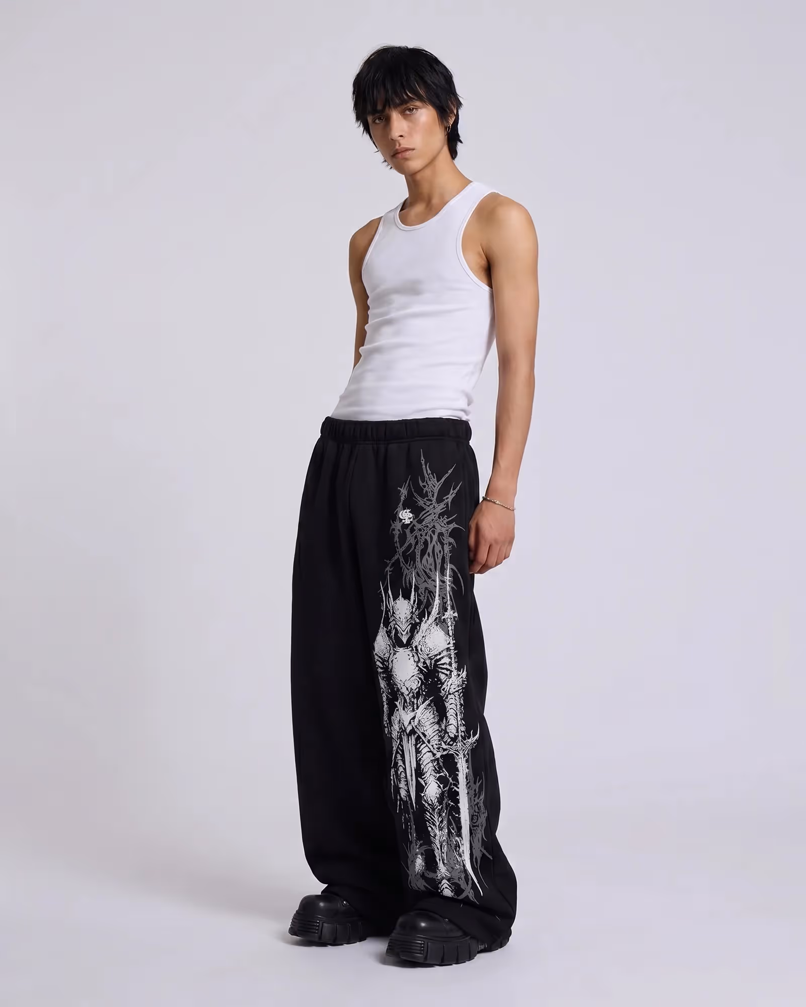 Edge Black Baggy Pants image 2