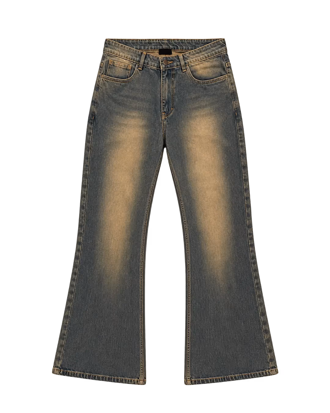 Erode Mud Washed Bootcut Jeans image 1