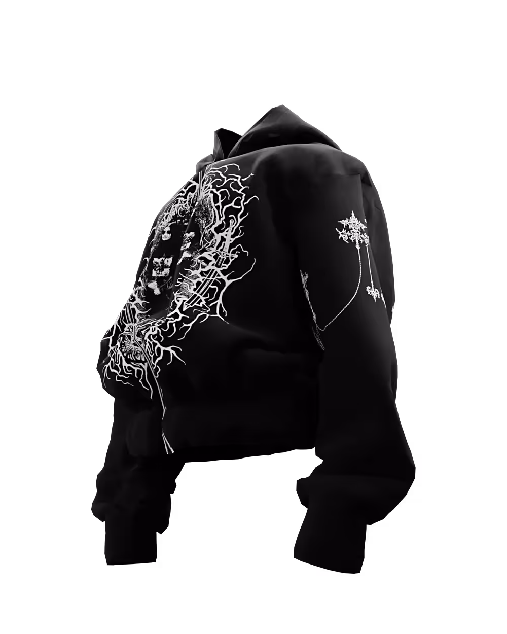Exorcist Black Unisex Zipper Hoodie image 3