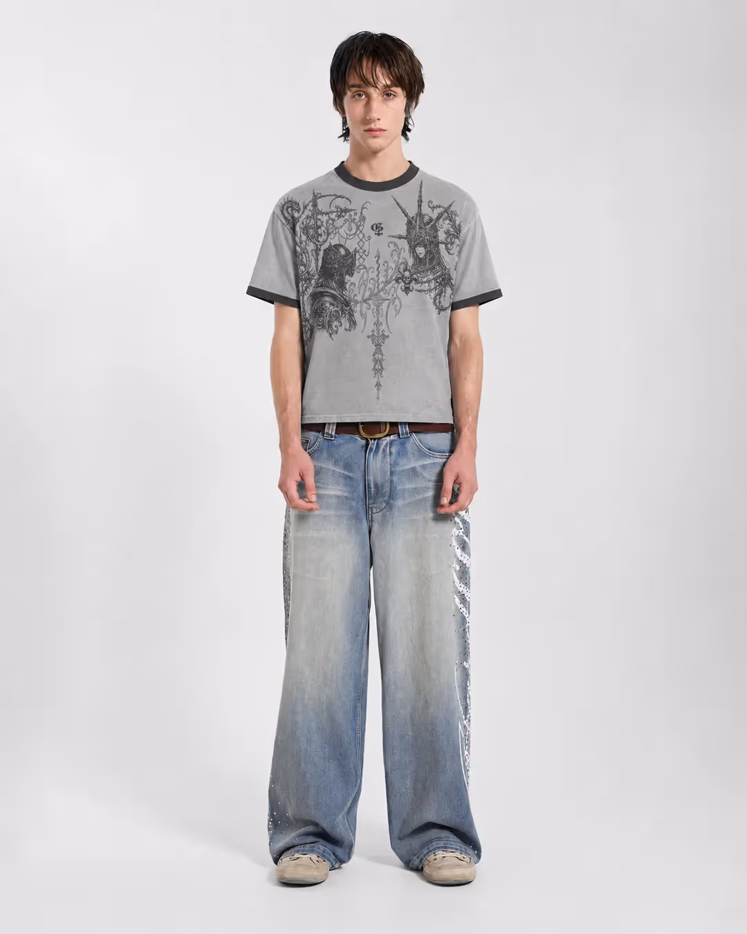 Fate Grey Ringer Tshirt image 6