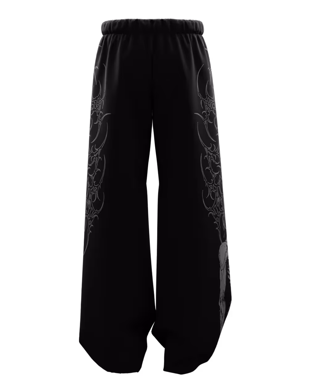 Grimora Black Baggy Pants image 2