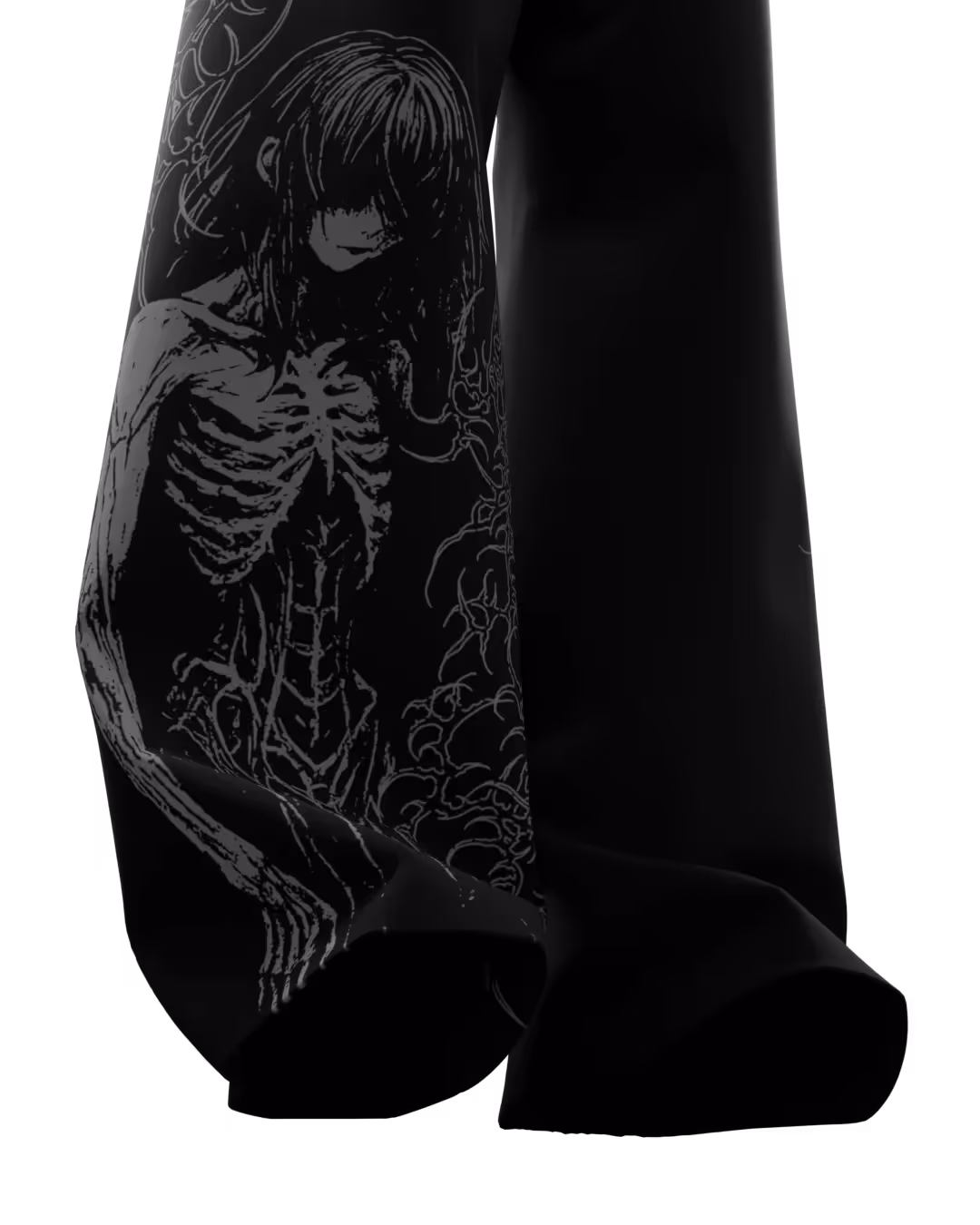 Grimora Black Baggy Pants image 6