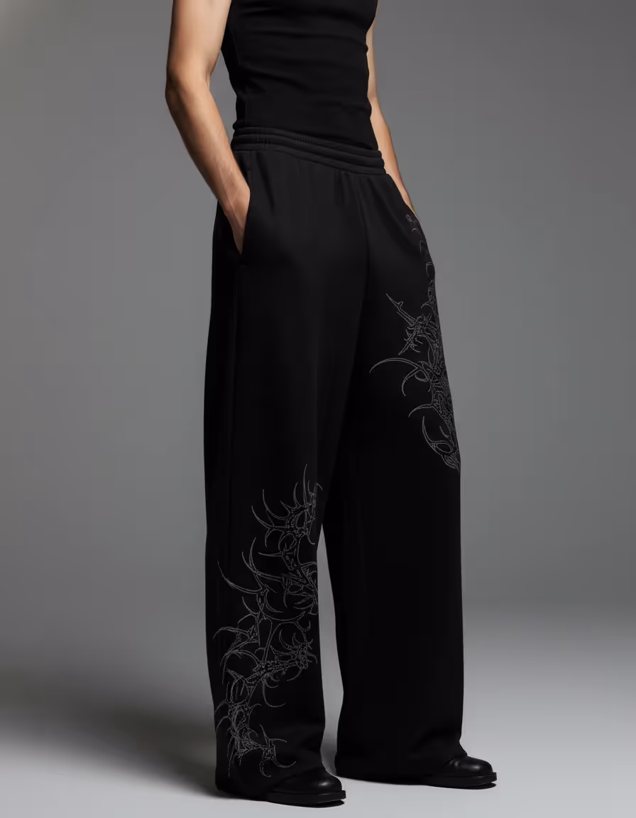 Haven Black Baggy Pants  image 2