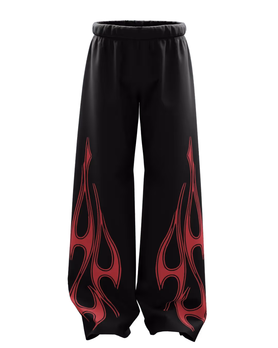Heat Black Baggy Pants image 1