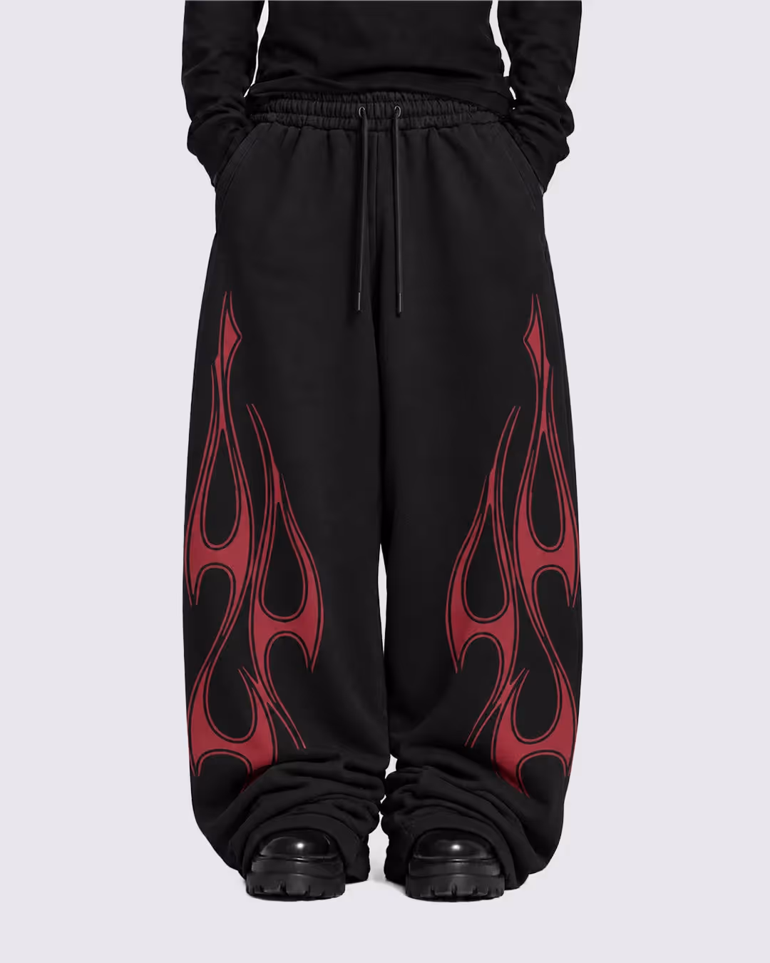 Heat Black Baggy Pants image 2