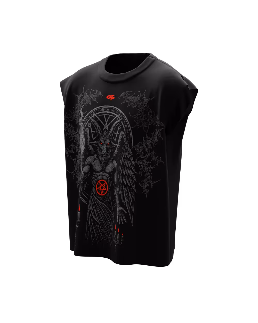 Heathen Black Vest image 3
