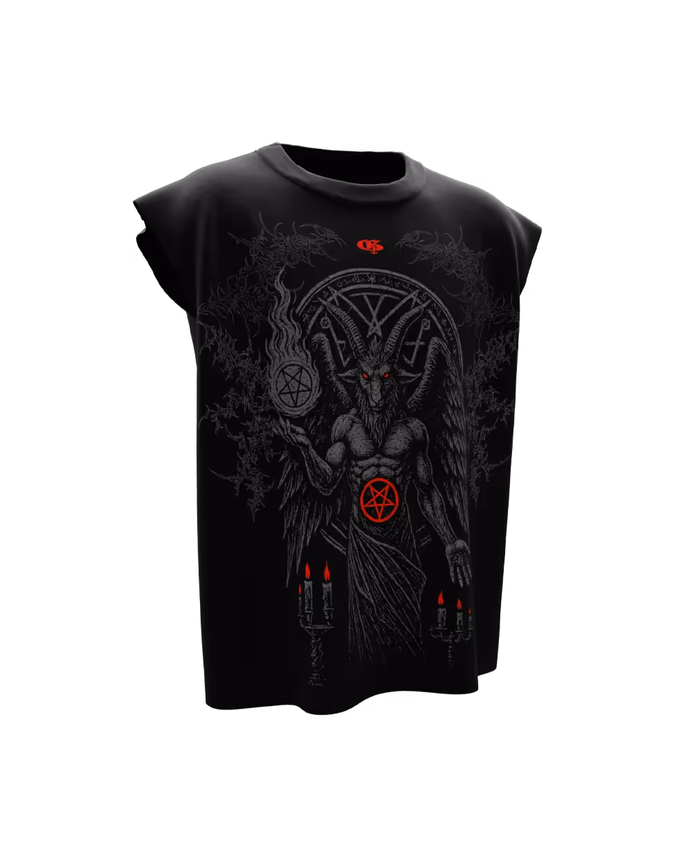 Heathen Black Vest image 4
