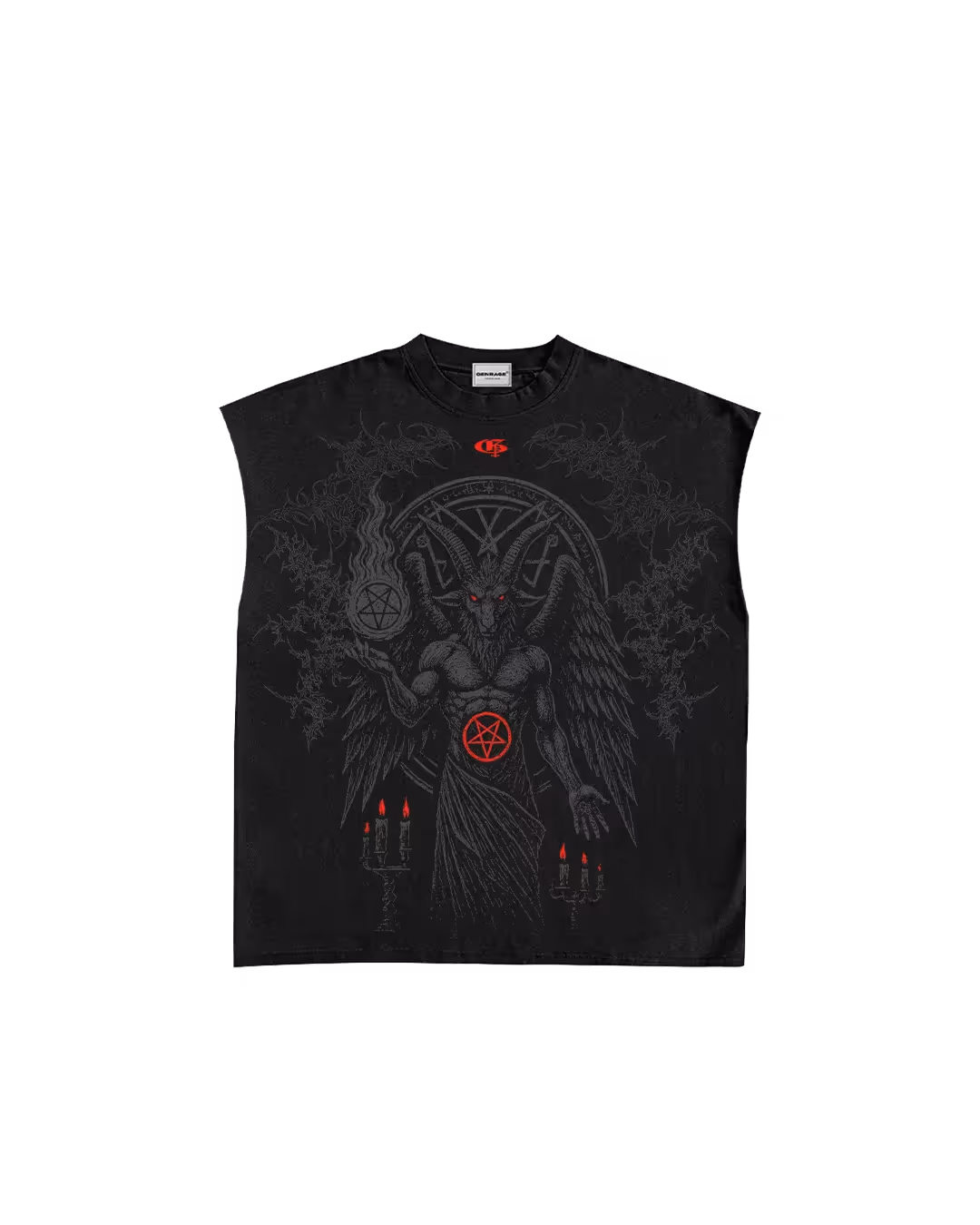 Heathen Black Vest image 5