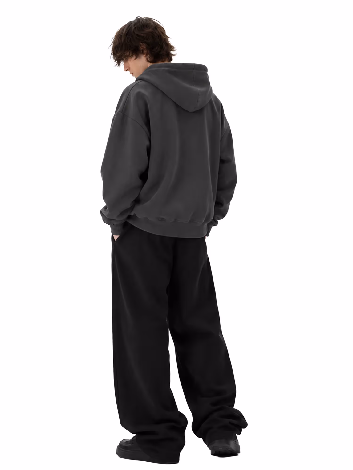 Heresy Dark Grey Zipper Hoodie image 5