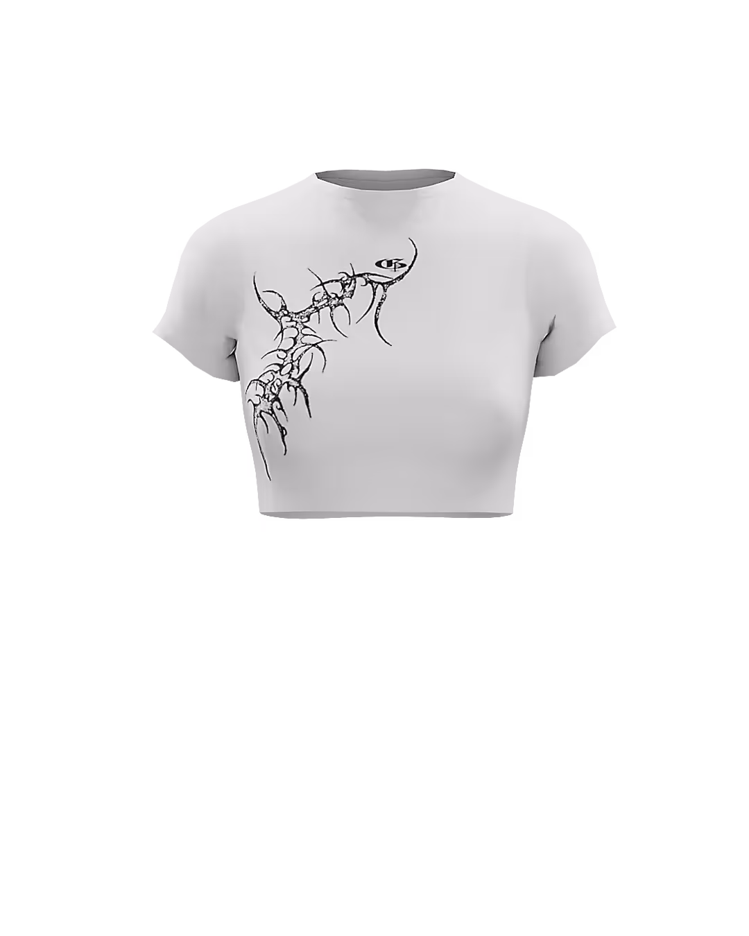 Hollow Women's Baby Tee image 4