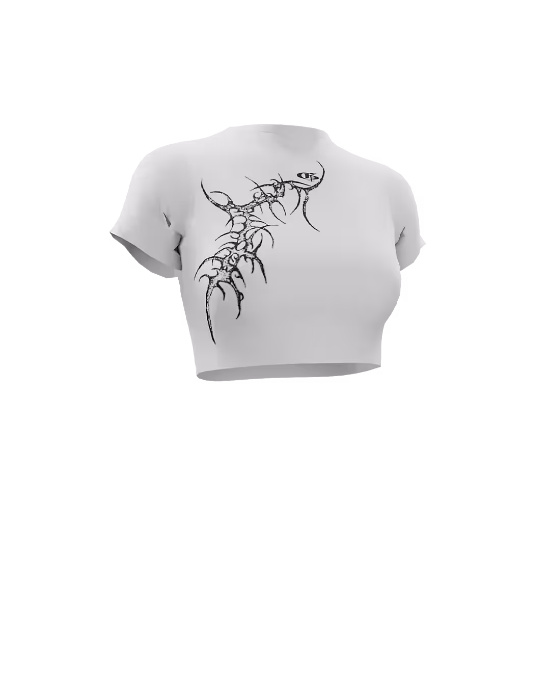 Hollow Women's Baby Tee image 5