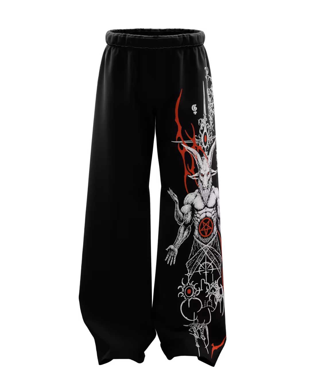 Ichor Black Baggy Pants image 1
