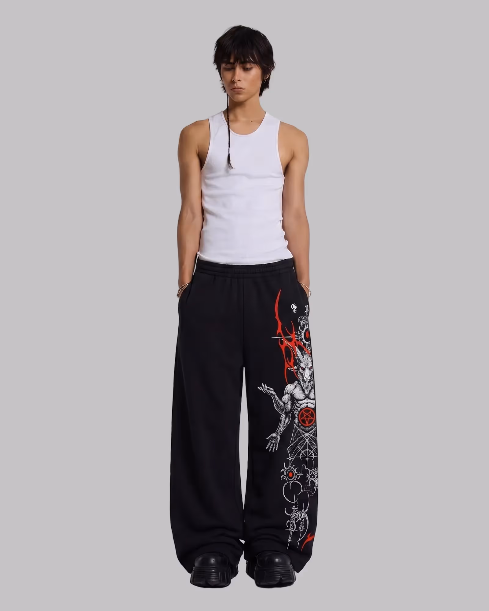 Ichor Black Baggy Pants image 2