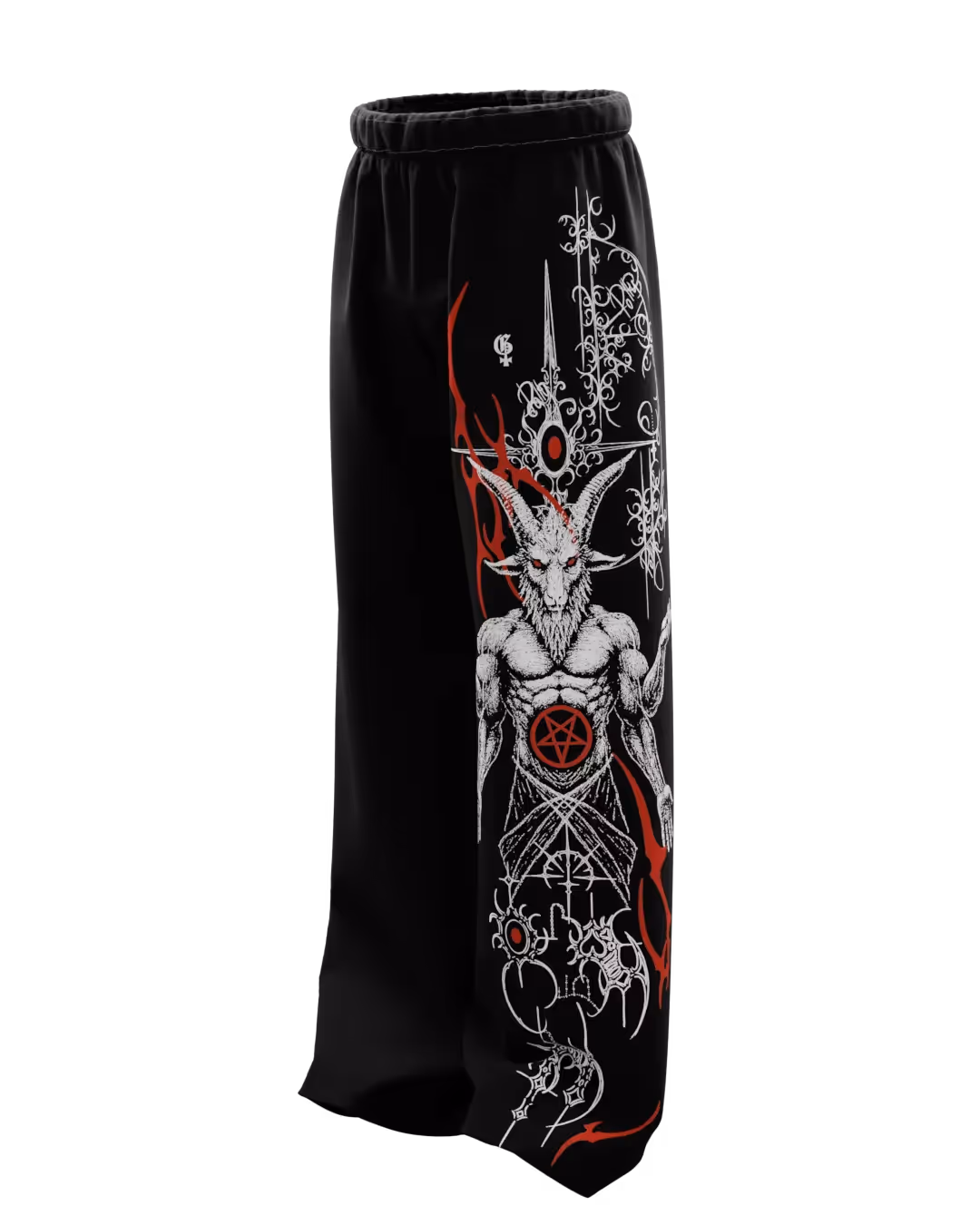 Ichor Black Baggy Pants image 4