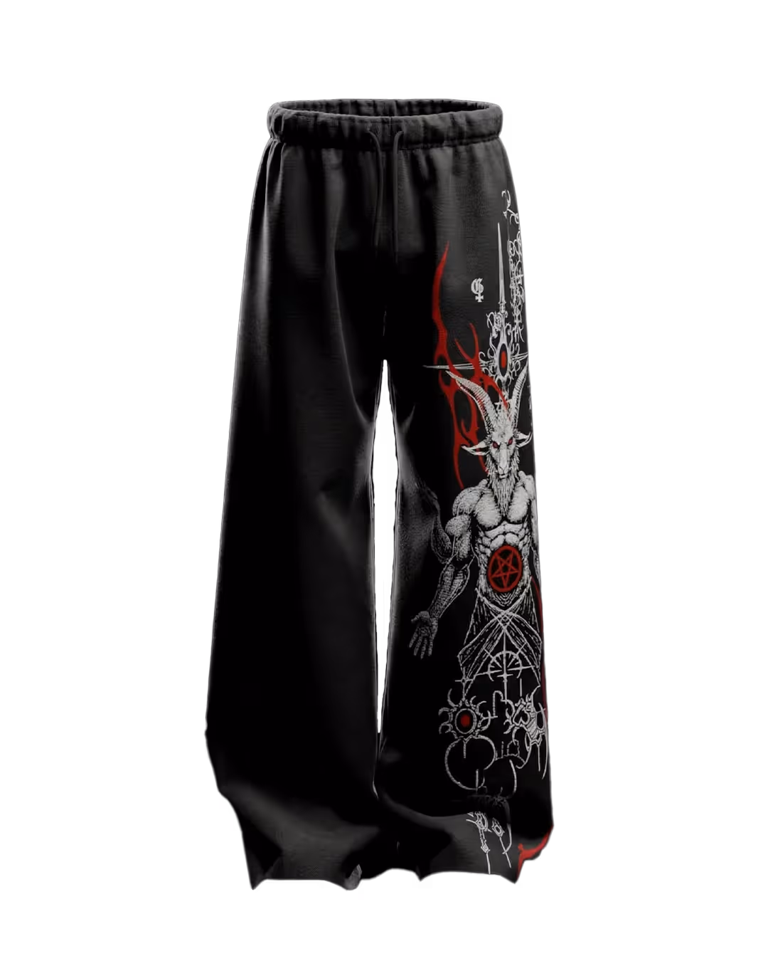 Ichor Black Baggy Pants image 5