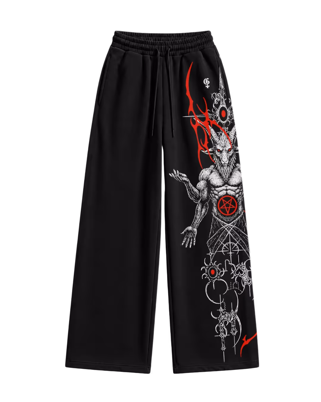 Ichor Black Baggy Pants image 6