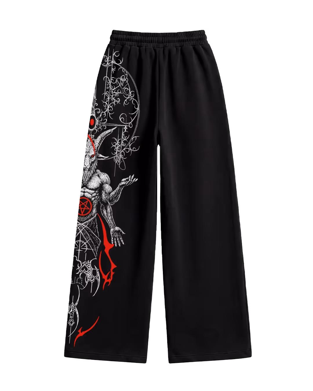 Ichor Black Baggy Pants image 7