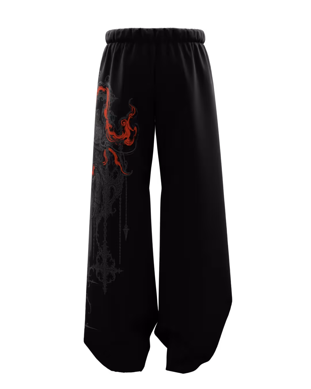 Ignite Black Baggy Pants image 2