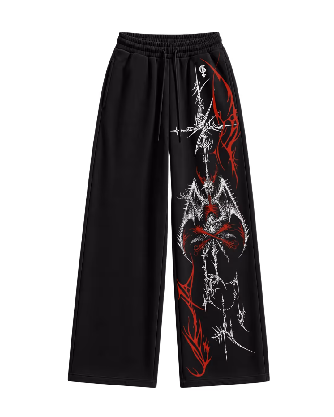 Kong Black Baggy Pants image 4