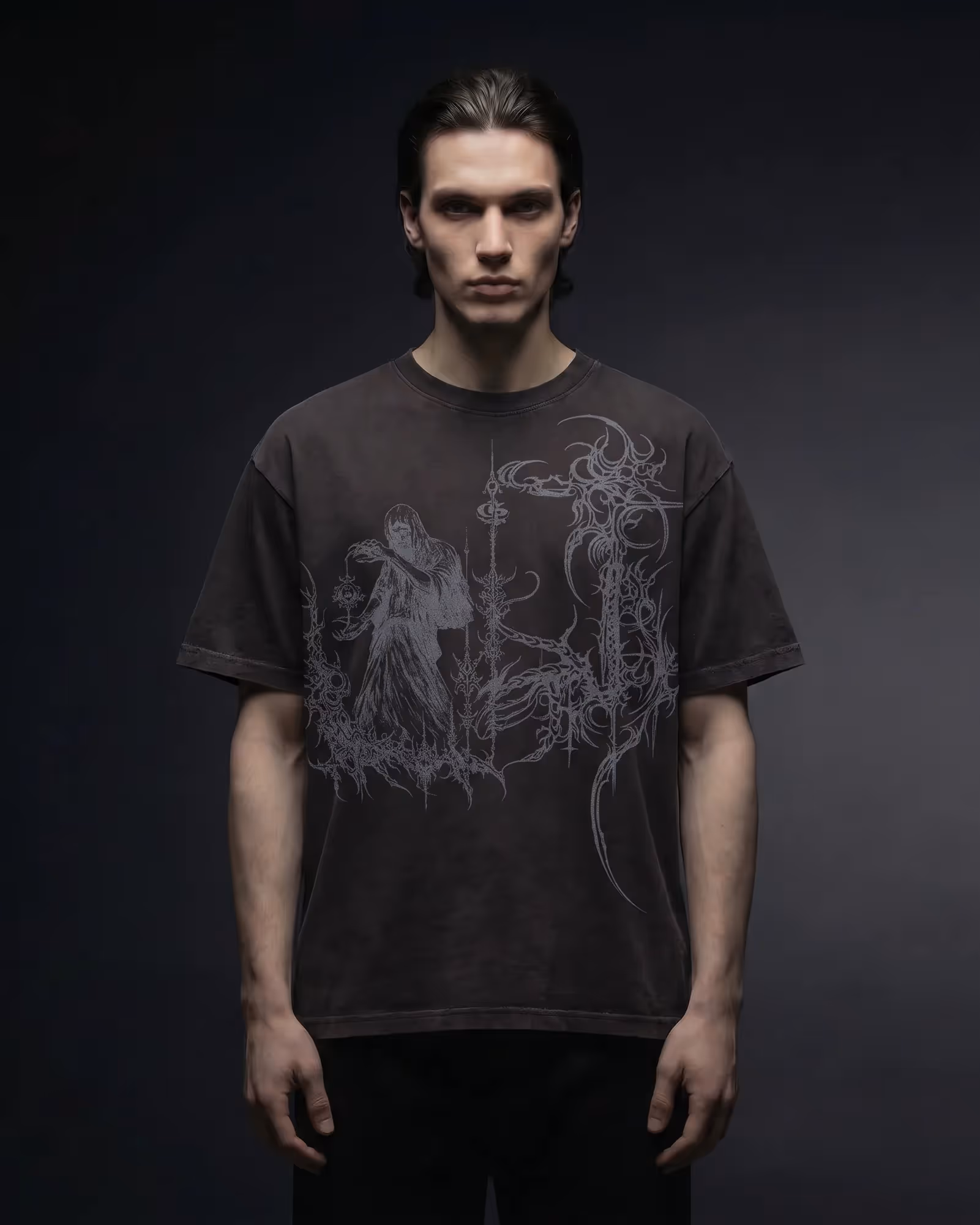Lumen Dark Brown T-Shirt image 2