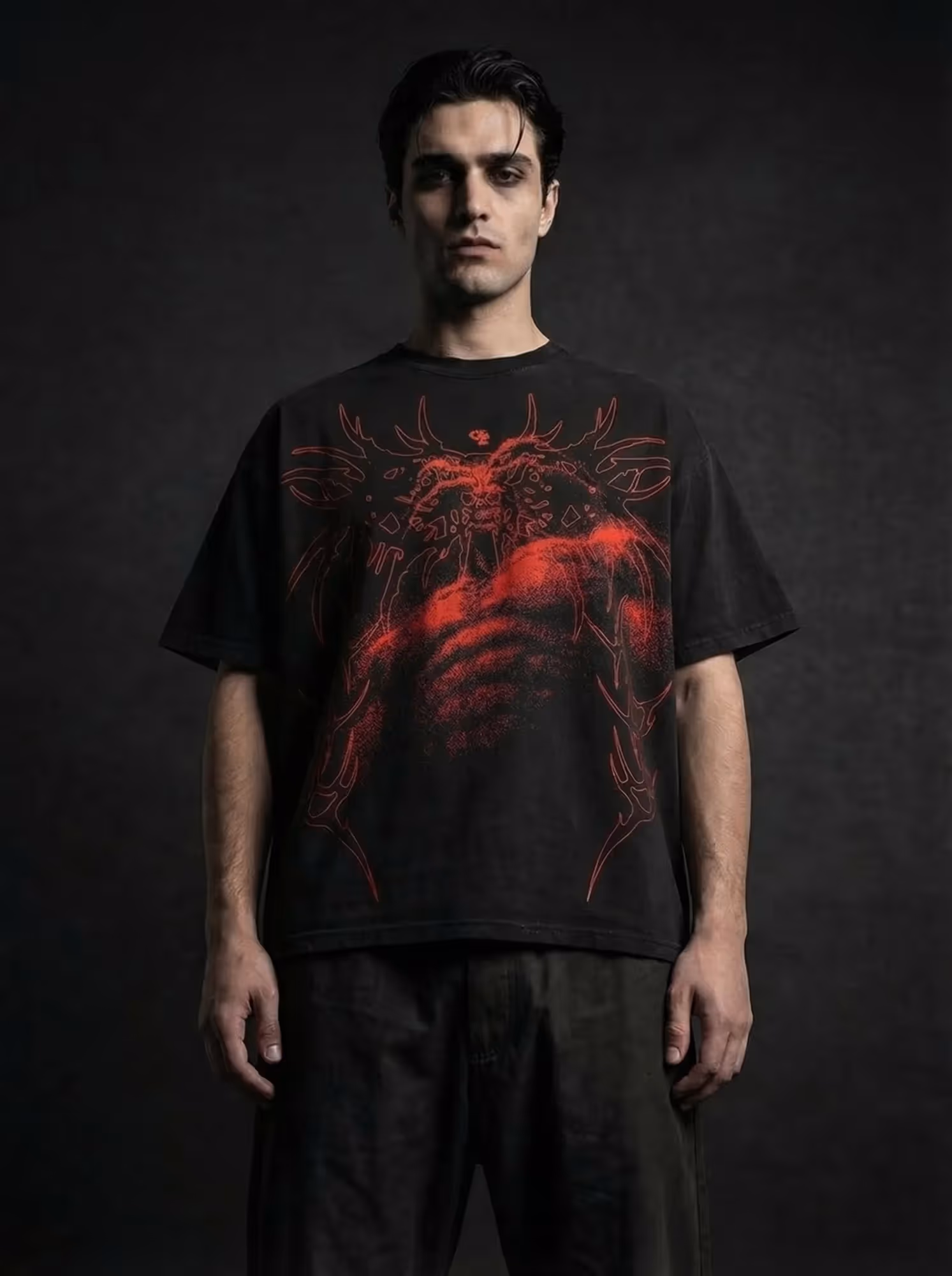 Mahoraga Black Tshirt  image 3