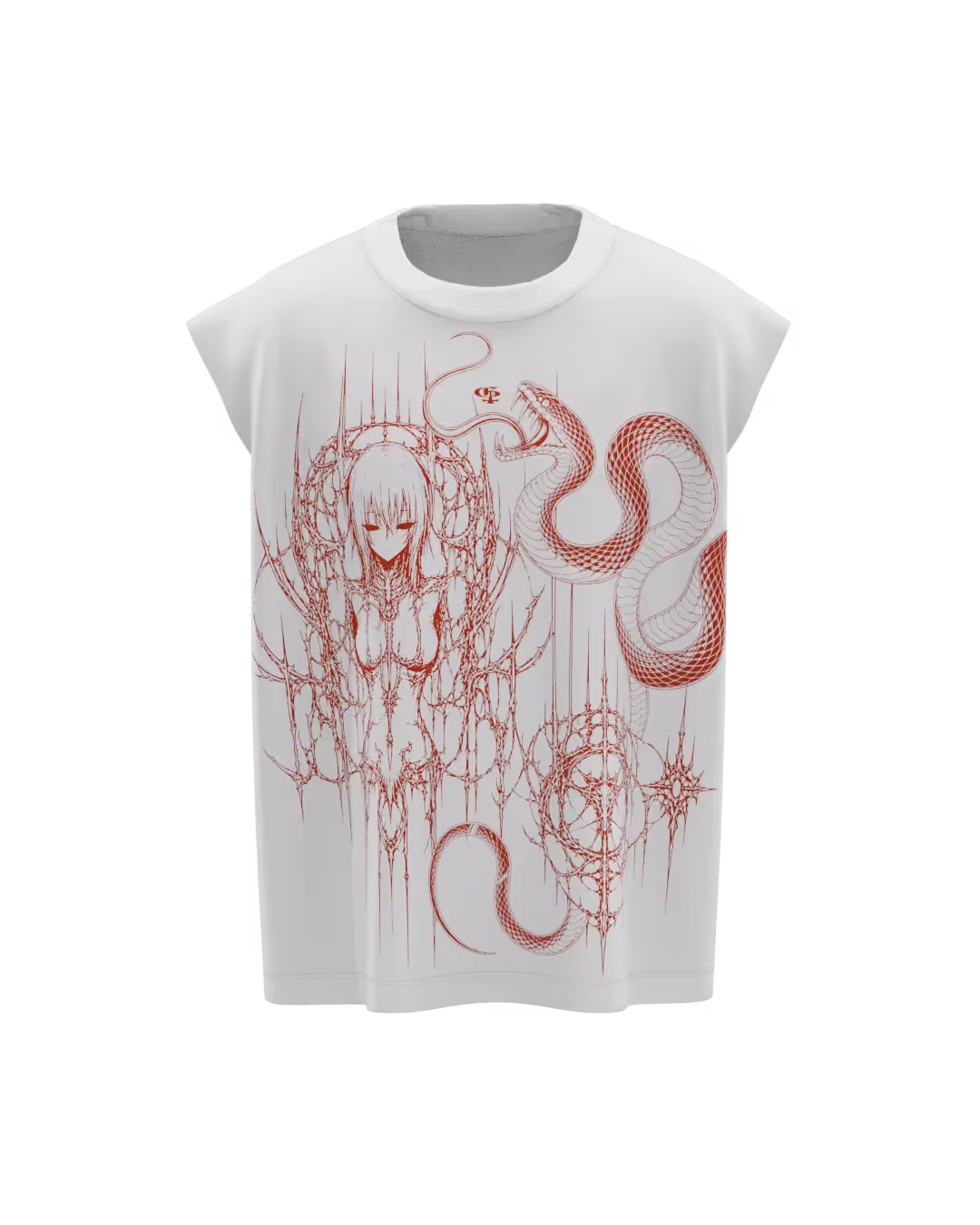 Medusa White Vest  image 1