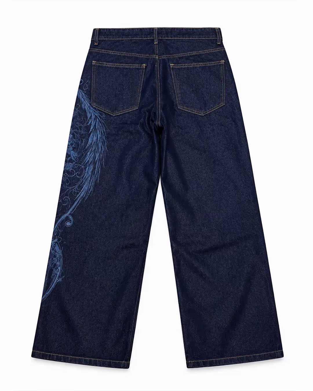 Mia Blue Baggy Raw Denim image 7