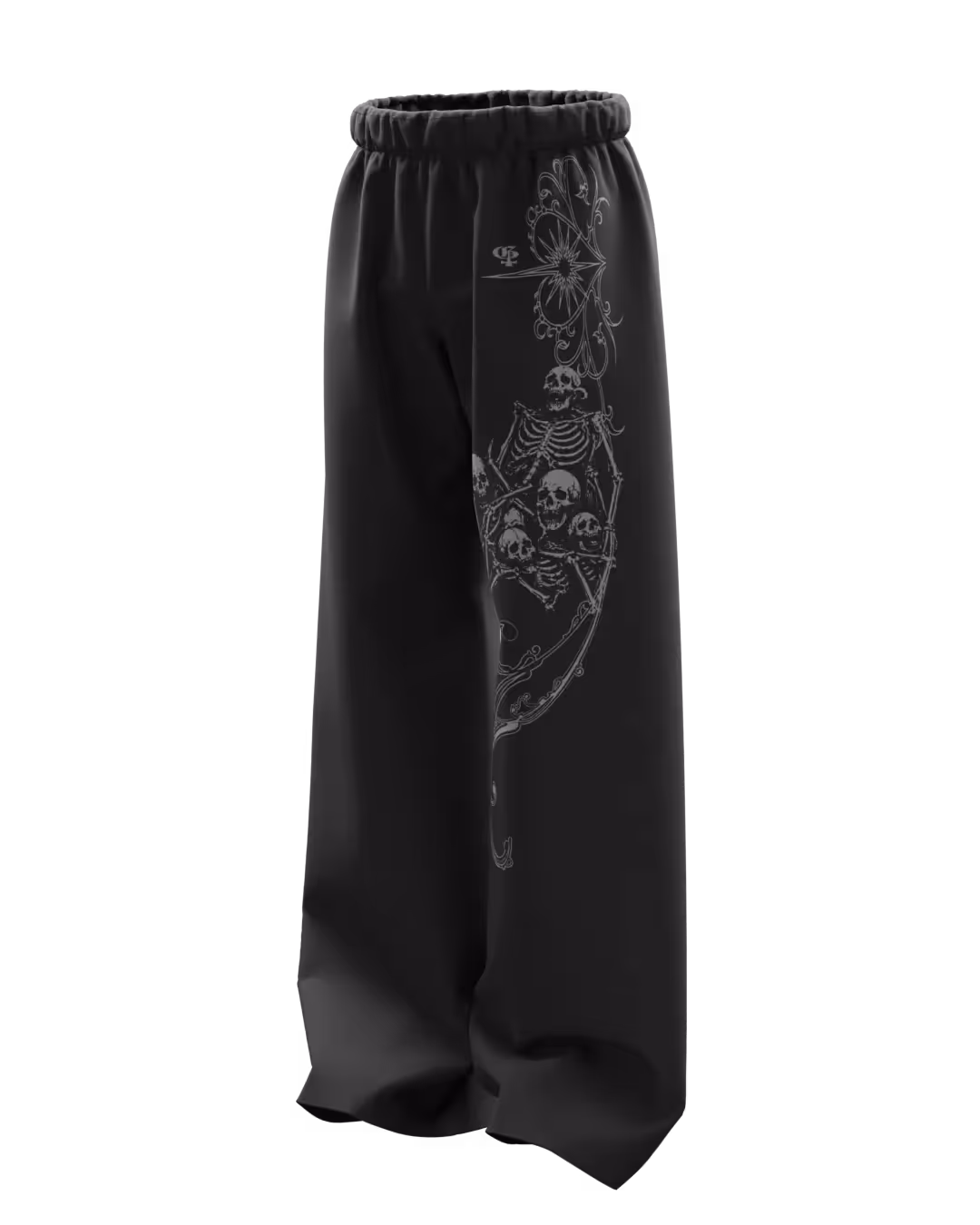 Mortal Dark Grey Baggy Pants image 2